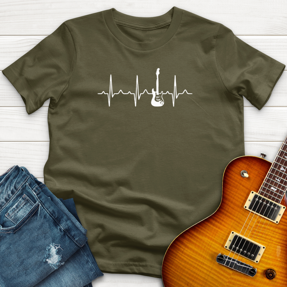 Guitar Heart Beat T-Shirt