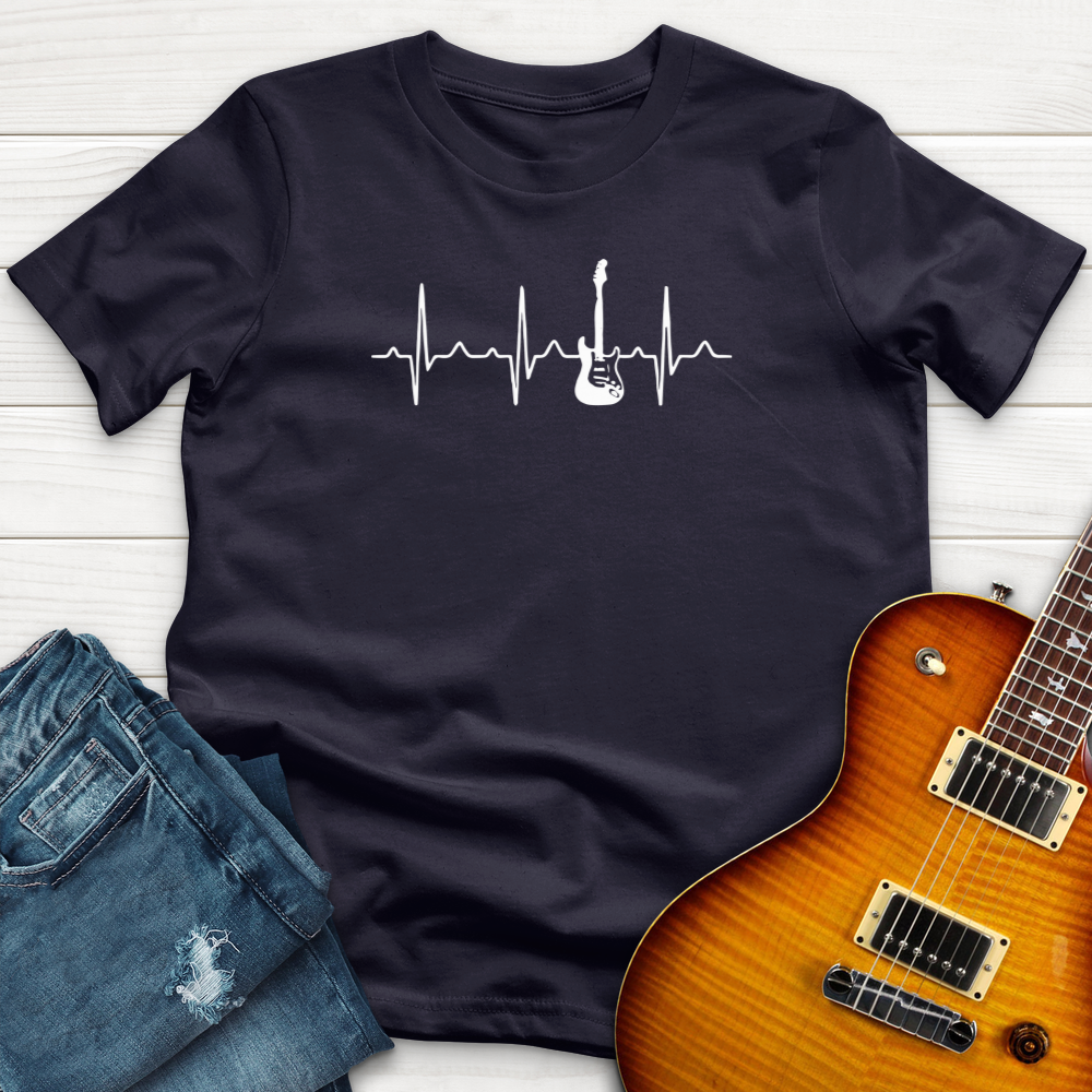 Guitar Heart Beat T-Shirt