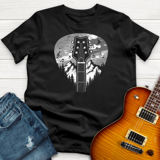 ''Guitar's Headstock Night'' Premium T-Shirt