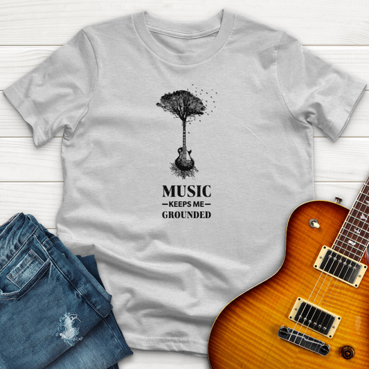 Music Keeps Me Grounded T-Shirt
