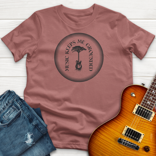 ''Music Keeps Me Grounded'' Premium T-Shirt