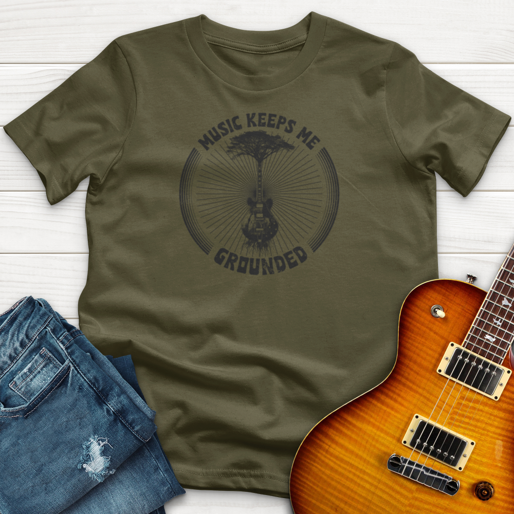 ''Music Keeps Me Grounded V3'' Premium T-Shirt
