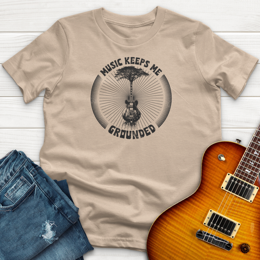 ''Music Keeps Me Grounded V3'' Premium T-Shirt