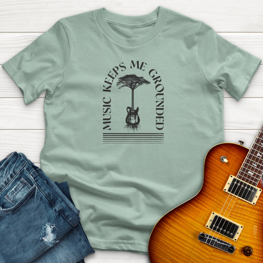 ''Music Keeps Me Grounded V4'' Premium T-Shirt