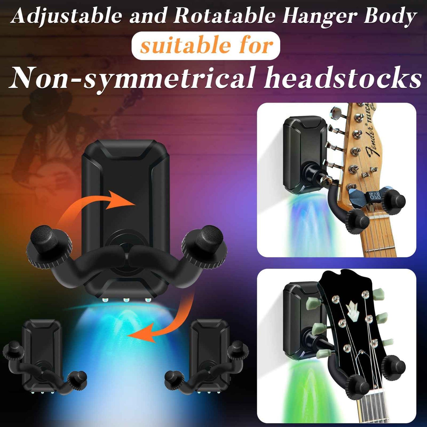 Guitar Wall Mount Hanger，Guitar Hook Wall-Mounted Bracket