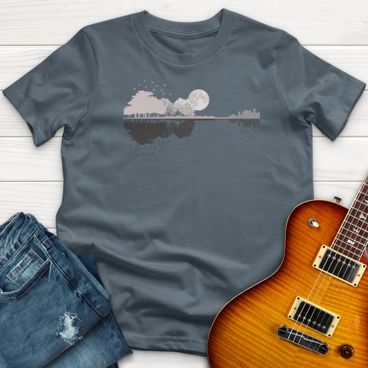''Sunset Guitar'' Premium T-Shirt