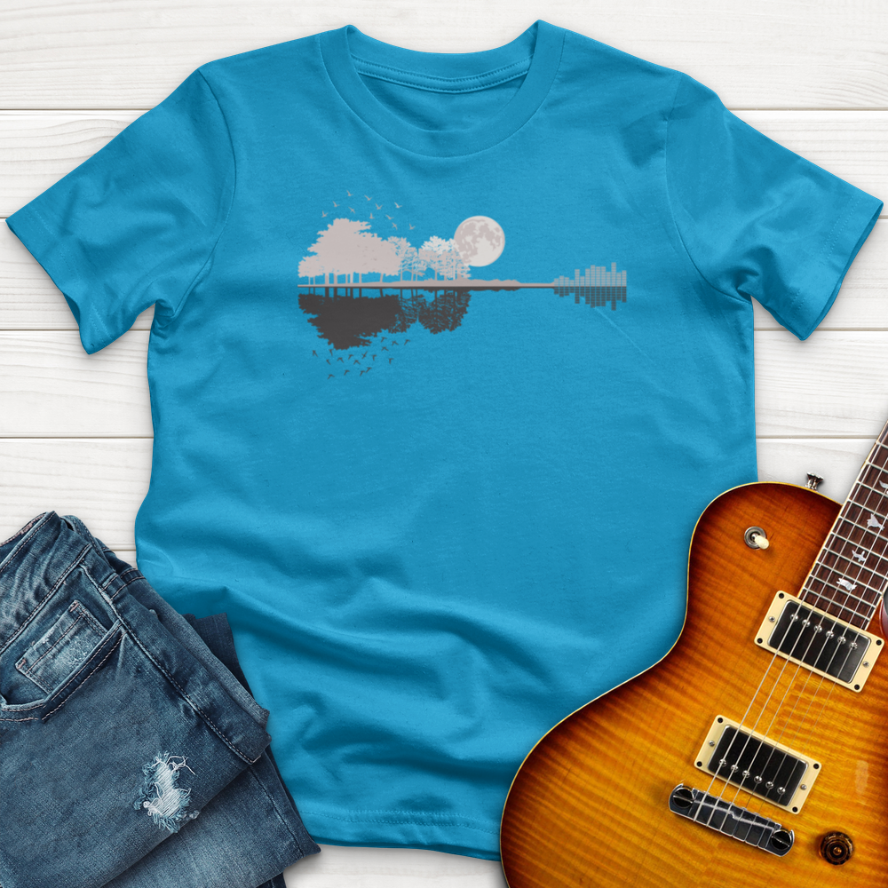 ''Sunset Guitar'' Premium T-Shirt