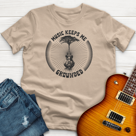 (T-Shirt Club2) ''Music Keeps Me Grounded V3'' Premium T-Shirt